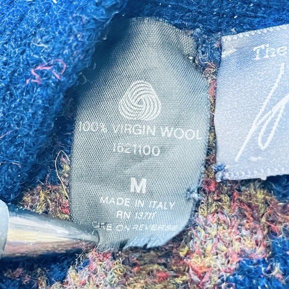 Lord & Taylor Kensington Collection Virgin Wool Sweater Mens Medium Italy Made - Picture 5 of 10